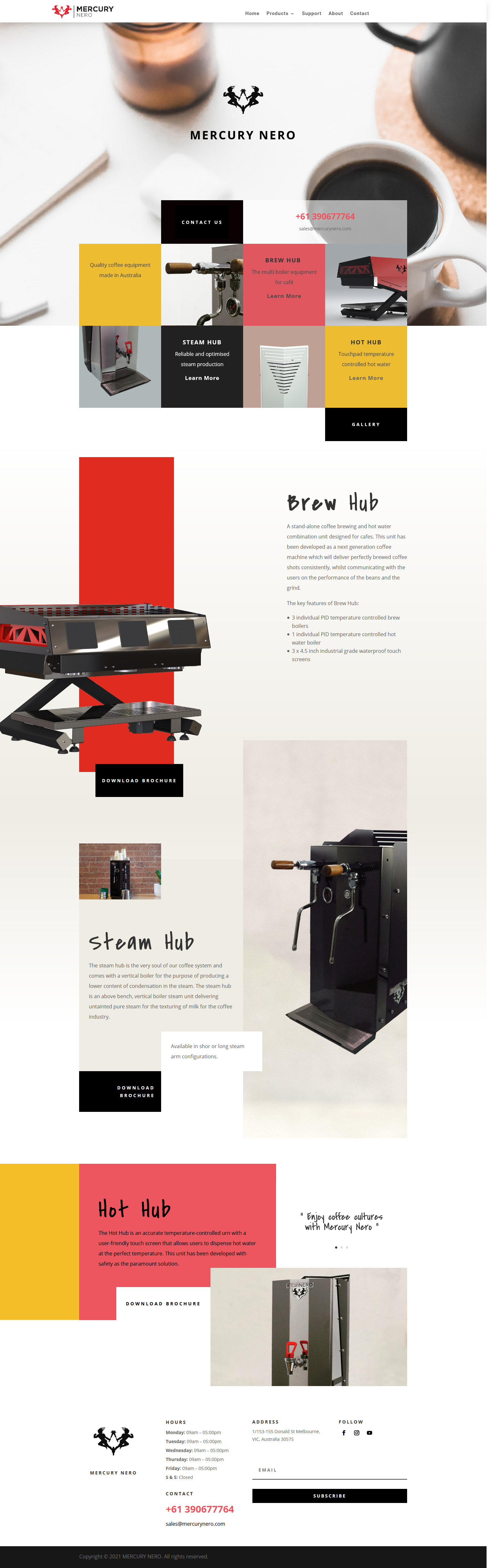 Mercury Hero UI pack mockups