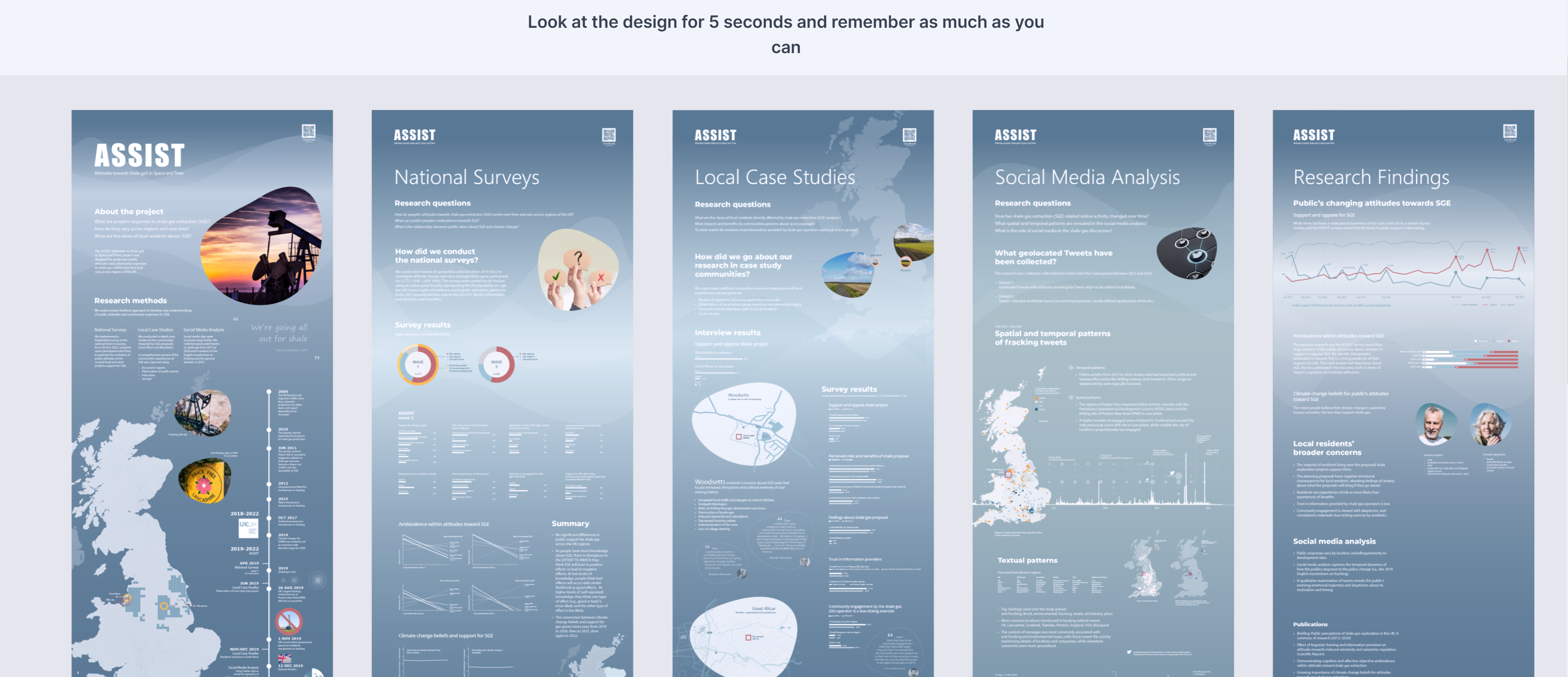 5-second test for prints