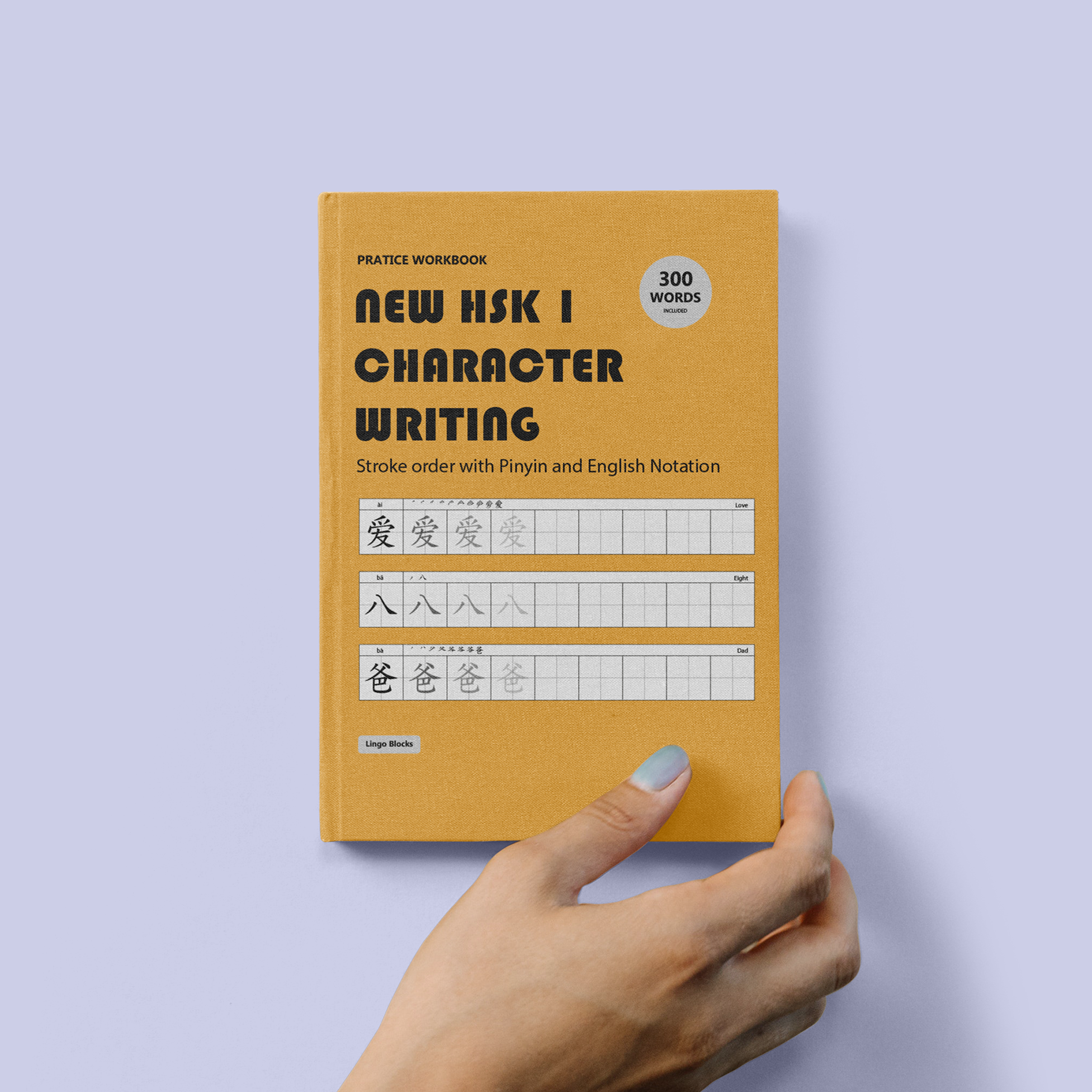 HSK Writing Book cover design